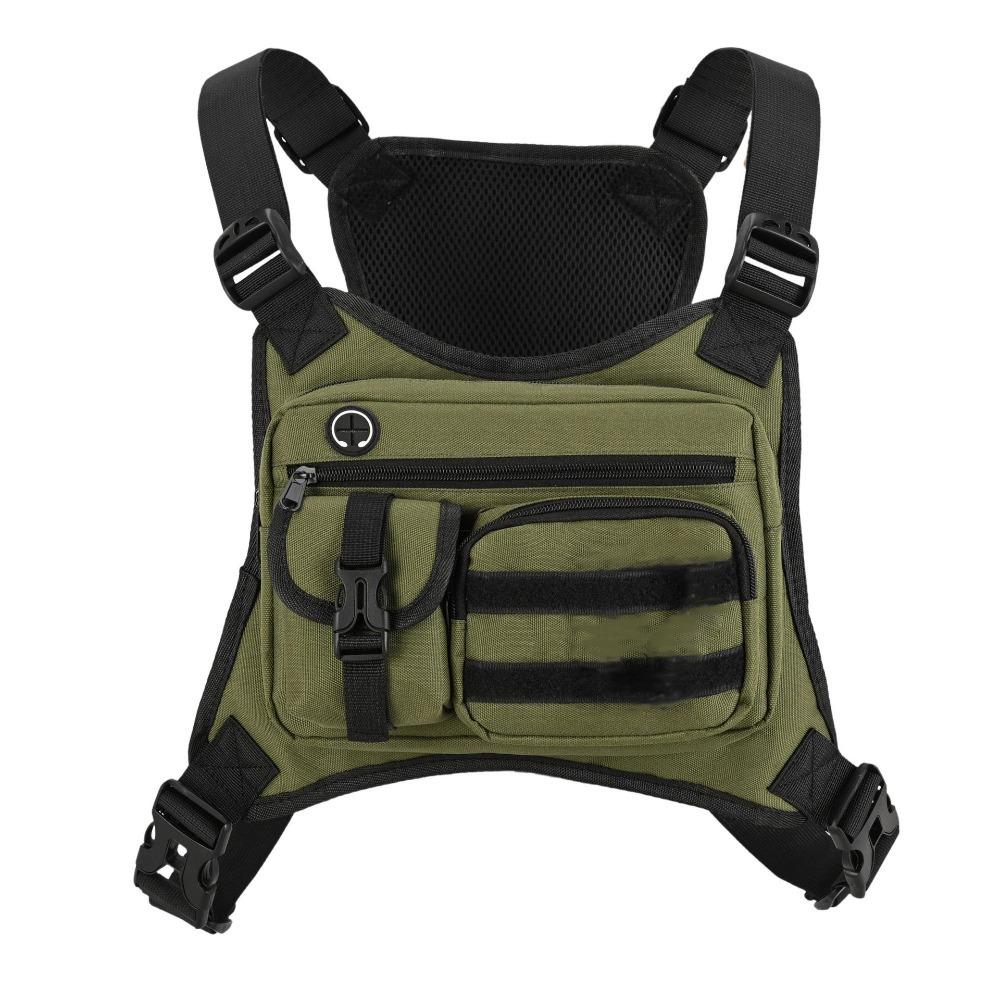 Multi-functional Sports Vest Bag Adjustable Outdoor Chest Bag Multi-functional Chest Bag  Cycling