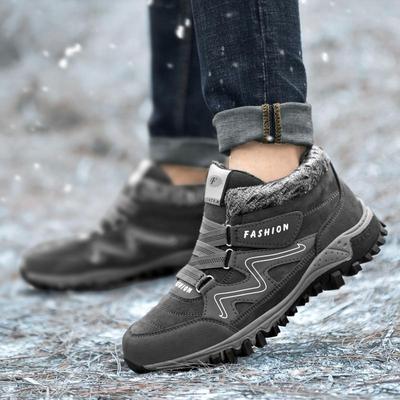 Stivali invernali da donna e da uomo, in peluche, impermeabili, da ginnastica, per donna, scarpe da arrampicata e da caccia, unisex, antiscivolo, casual, alla caviglia, stivali da neve