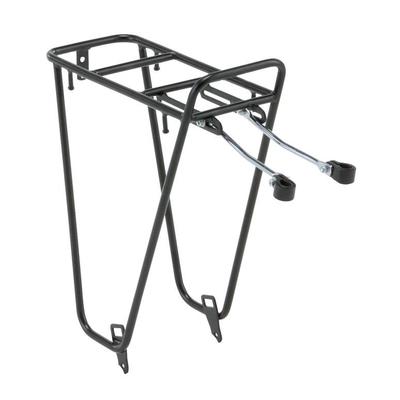 Minoura MT-800N Fahrrad Gepäckträger/Rack, Stahlrohr, Schwarz