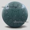 Chinese Style 13-Tone Lotus Steel Tongue Drum (12-inch): Ethereal Children's Educational Percussion Instrument