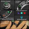 2026 COLMI R12 Smart Ring with Display Screen and Touch, Wireless Charging, Health Manager, 5 ATM Waterproof For Men Women
