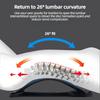 Magnetic Therapy Back Stretcher Lumbar Massager Pain Relief Device Indoor Fitness Equipment Lumbar Traction For Pain Relief
