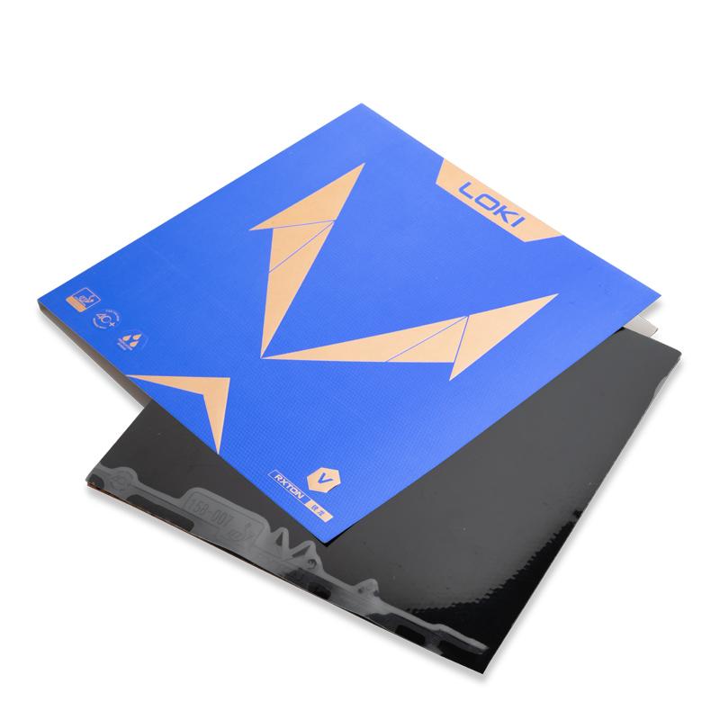 

LOKI RXTON 5 Накладка для настольного тенниса (Липкая резина + губка высокой плотности) Оригинальная губка для пинг-понга WANG HAO RXTON-5 чёрный