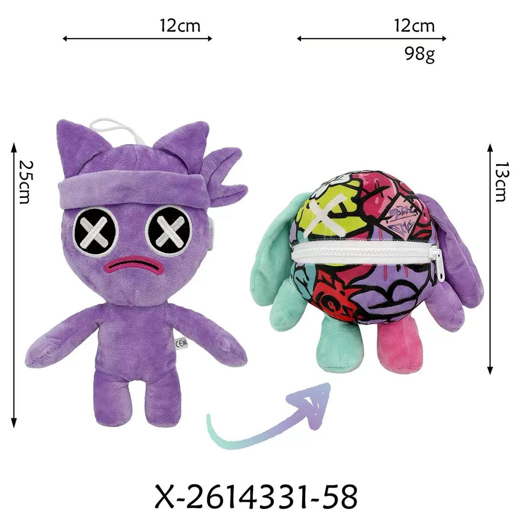 Spiel Poppy Playtimes Serie PP Baumwolle Plüschtier Cartoon-Figur Kreativität Hautfreundliches Kuscheltier Jungen und Mädchen Geschenk