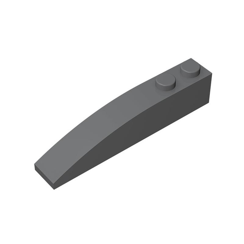 

50pcs 42022 41762 Curved 6 x 1 Slope Bricks Collections Bulk Modular GBC Toys For Technical MOC DIY Building Blocks Compatible b 50pcs темно-серого