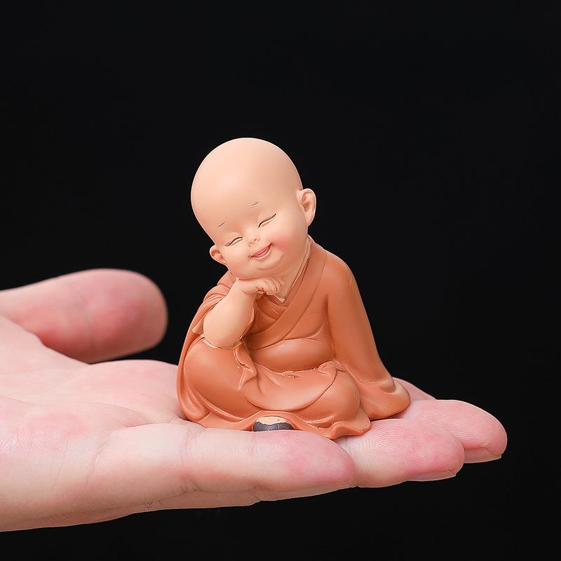 Creative Chinese Monk Ornaments for Home Decor - Living Room, TV Cabinet, Entrance, Tea Table, Study & Office Decorations