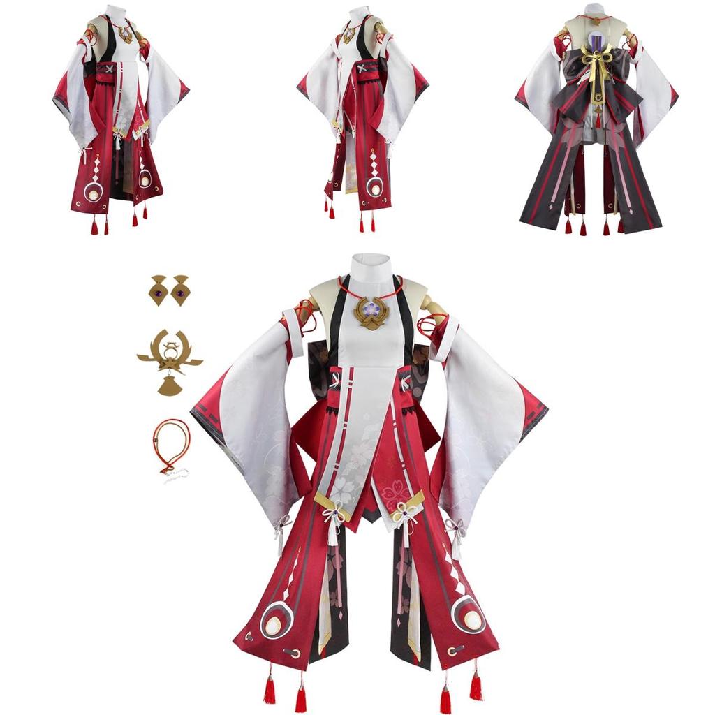 Stunning Yae Miko Guuji Yae Cosplay Costume For Women