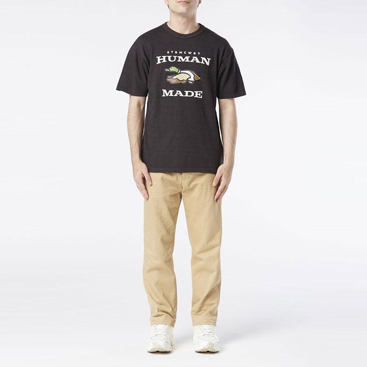 HUMAN MADE T-Shirts Unisex Crew Neck Moderate Straight Fit HM22TE002