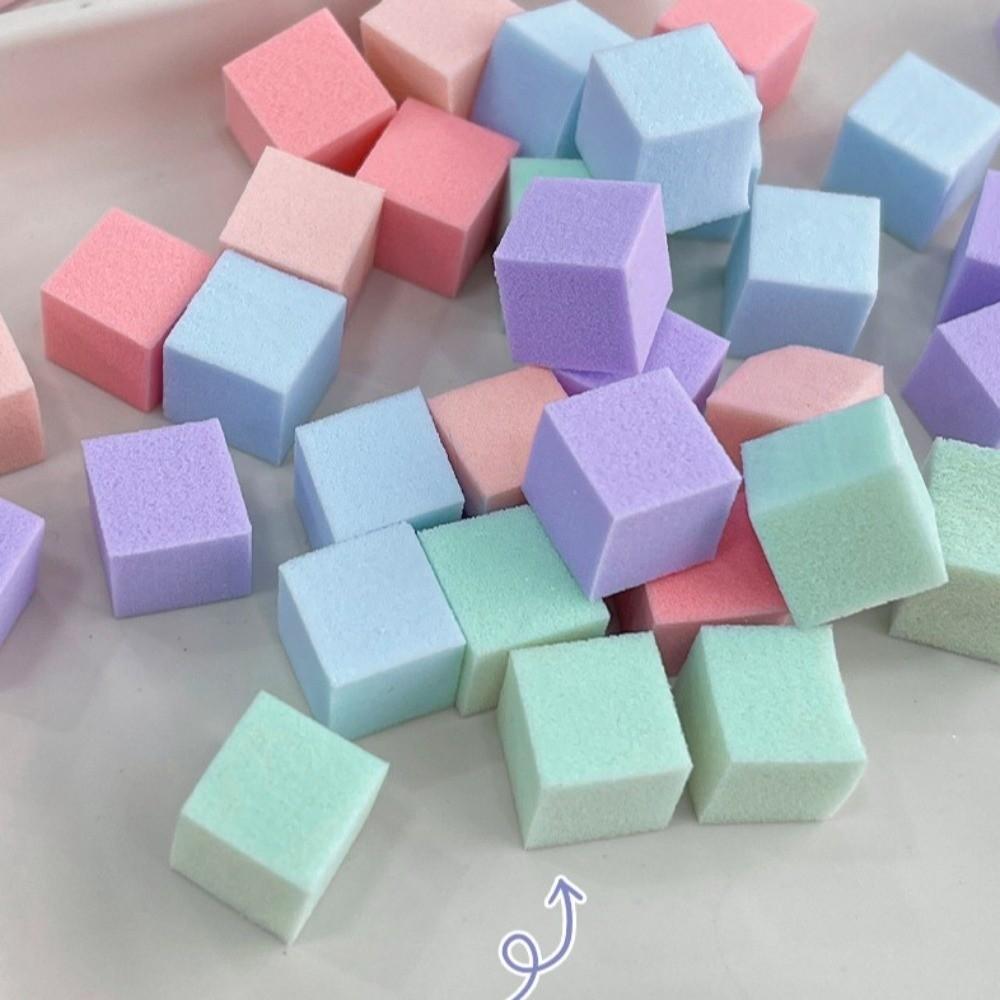 Coloring Stamping DIY Manicure Makeup Sponge Soft Nails Smudge Nail Brush Tool  Girls