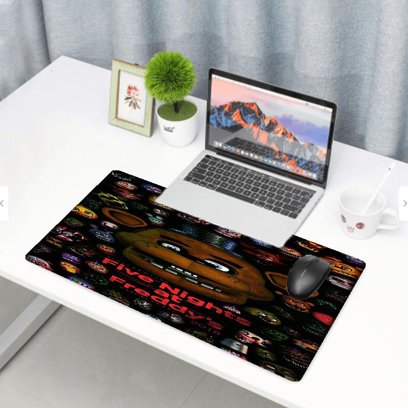 Five Nights At Freddy's Print Mouse Pad, Anti‑Slip Desktop Keyboard Mat, for PC Laptop Gaming Working Daily Use, Cool Festival Surprise Gift