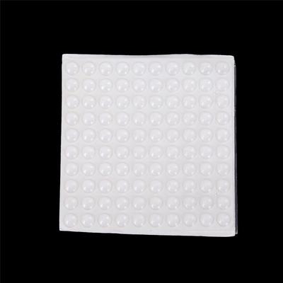 100Pcs Self Adhesive Rubber Feet Clear Semicircle Bumpers Door Buffer Pad Tool