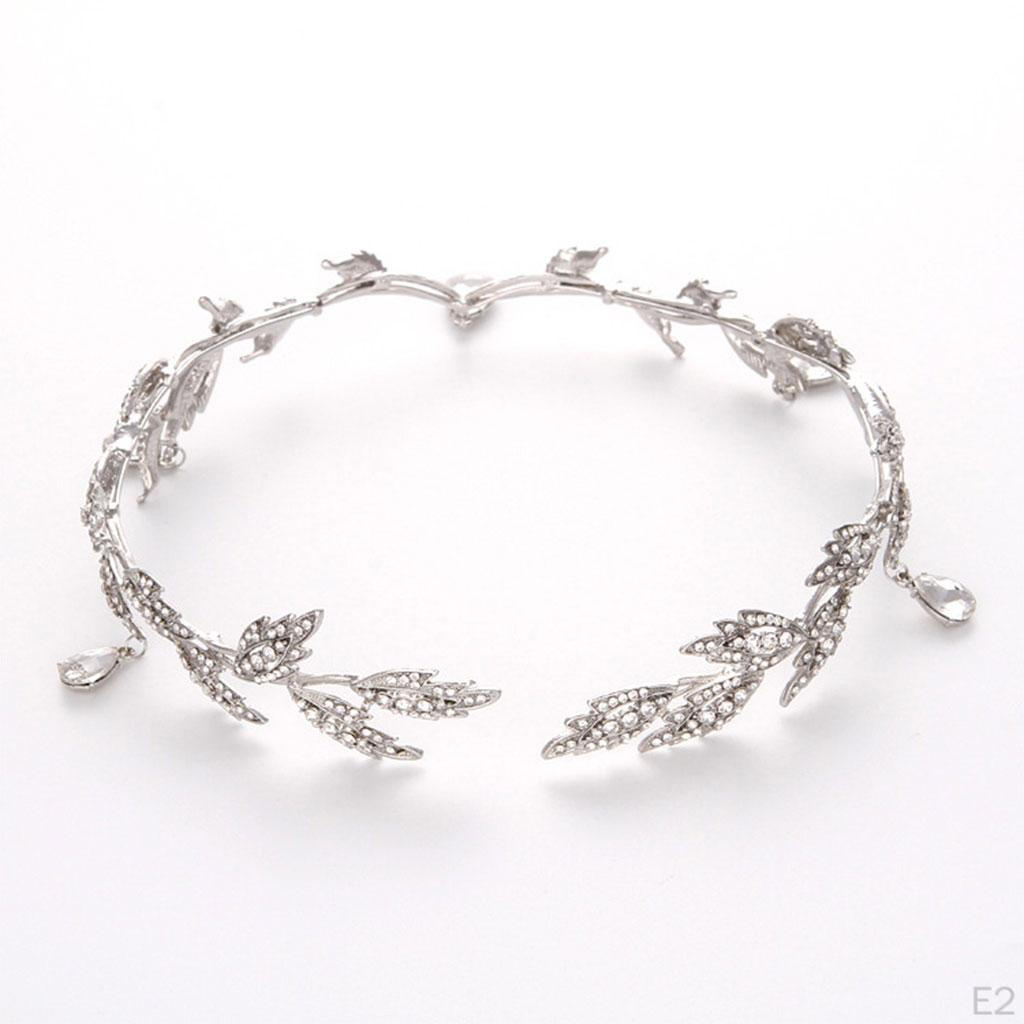 Elegant Rhinestone Forehead Chain for Wedding and Prom Events