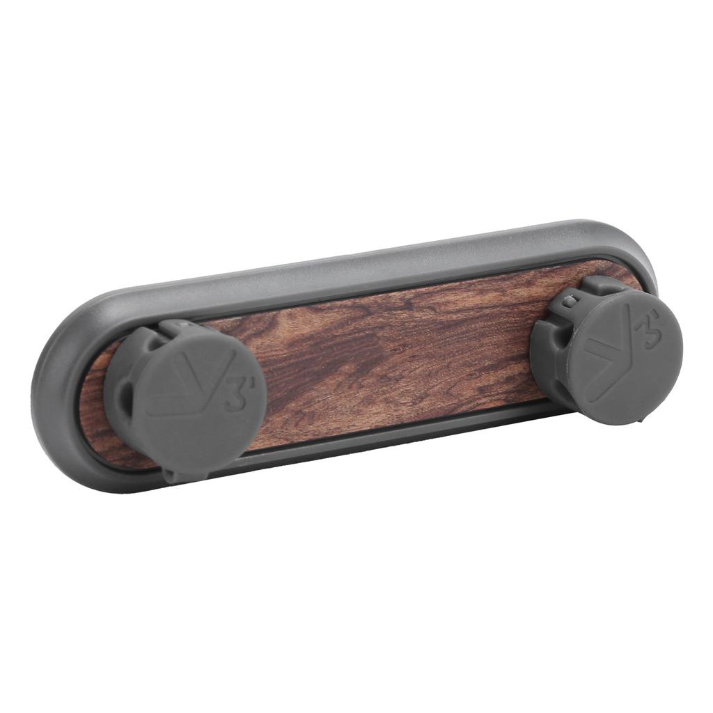 Magnetic Cable Clips Multipurpose Desktop Cord Management Organizer for Home Office Car UseWalnut