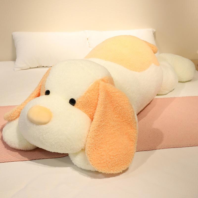 Duża miękka poduszka do rzucania dla psa, pluszowa zabawka, lalka, duża lalka psa, towarzysz dla dziewczynki, lalka uspokajająca
