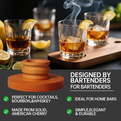 Cocktail-Raucherset - Old Fashioned Kamin-Getränkeraucher für Cocktails Whiskey Geschenke für Männer Papa Ehemann Küchenbarzubehör