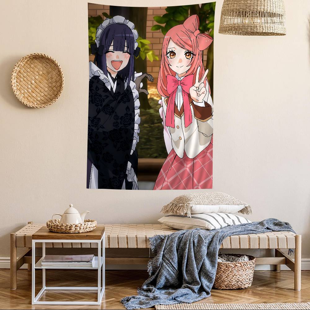 Mein DressUp Darling Marin Kitagawa Wandteppich der Cosplay-Enthusiast Traumhafte Raumdekoration für Fans von romantischen Komödien-Animes