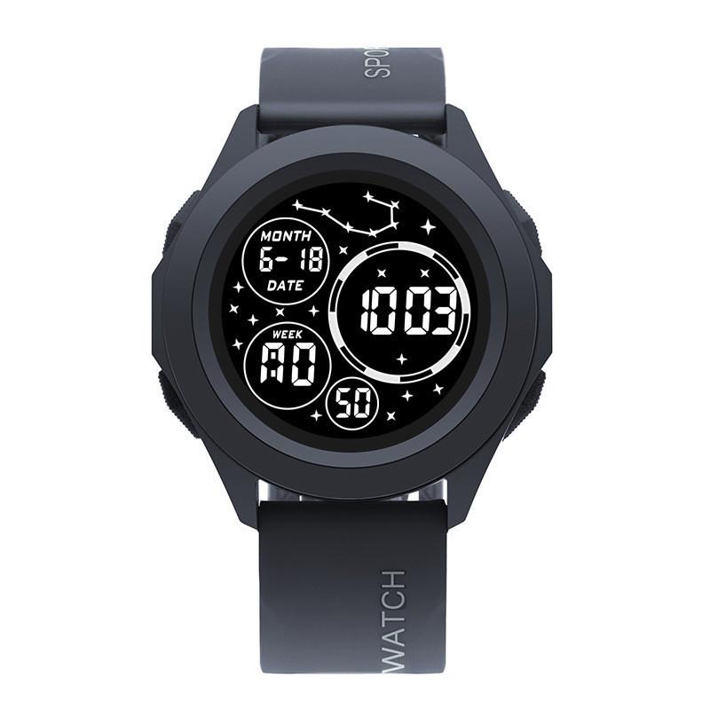 Digital Sports Watch For Men With Night Light Water Resistant For Outdoor Activities