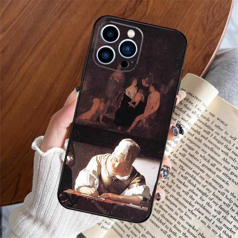 Johannes Vermeer Phone Case For iPhone 17 Pro Max 11 14 15 16 Pro Max Plus 12 13 Mini 16e 17 Air Back Cover