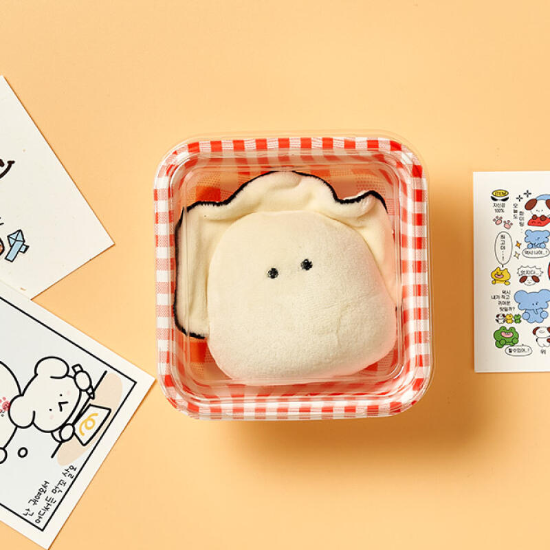 Baby Clam Doll Keychain, Chubby Butter Clam + Message Card + Check Box Chubby Butter Oyster + Checkbox