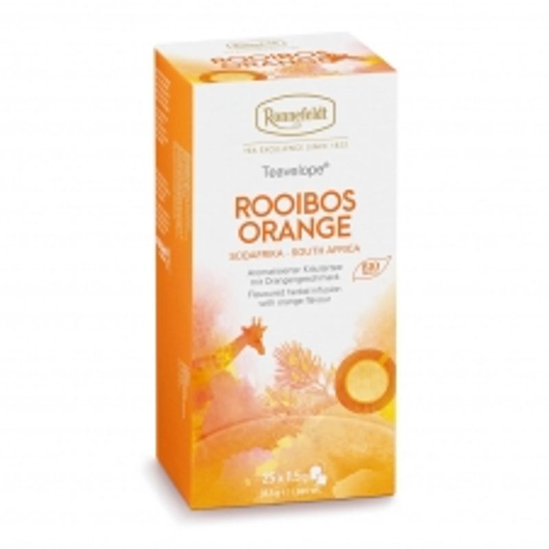 Ronnefeldt Rooibos Orange Teabelof Herbal Tea Bags, 25 Bags