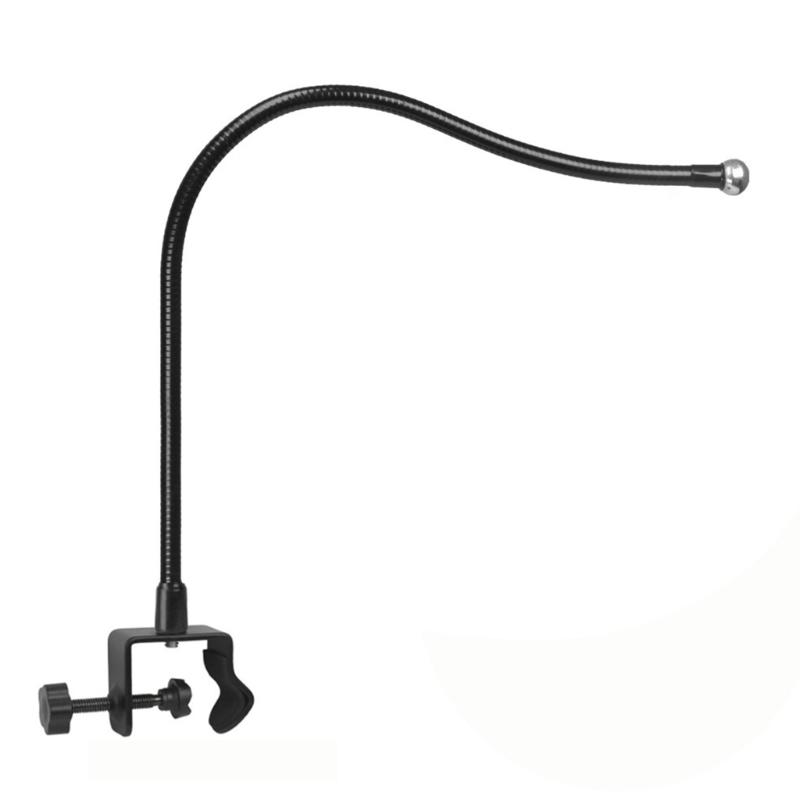 Flexible Snake Tube Phone Stand Clamp with 360 Rotation 4 Length Option 17.4mm Universal for Desktop Bedside Mounting