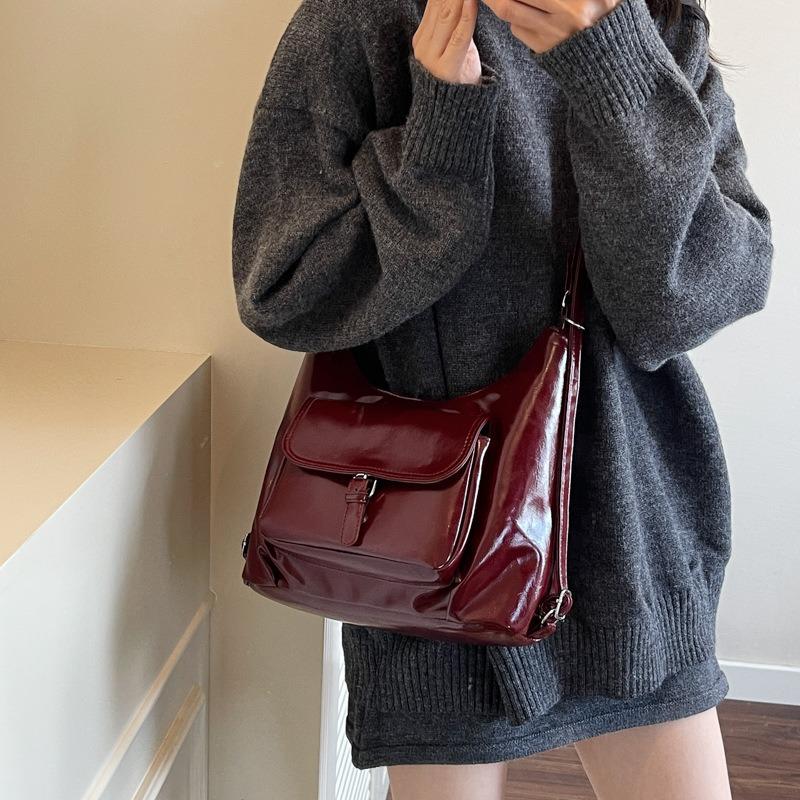 Fashion Commuter Tote Bag New Trendy Simple Trend Multi-functional Shoulder Backpack