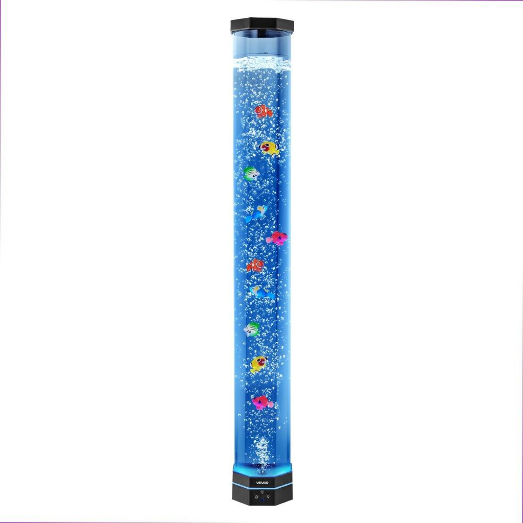 Bubble Tube Lamp 16 Color 1 m Sensory Aquarium Lamp for Relief Calming