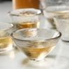 Japanese-Style Handmade Hammered Glass Small Teacup Sake Cup Tea Glass Cup