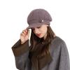 New Rabbit Fur Hat for Women Plus Velvet To Keep Warm Grandma Ear Protector Wool Knitted Hat for Middle Aged and Elderly Mothers