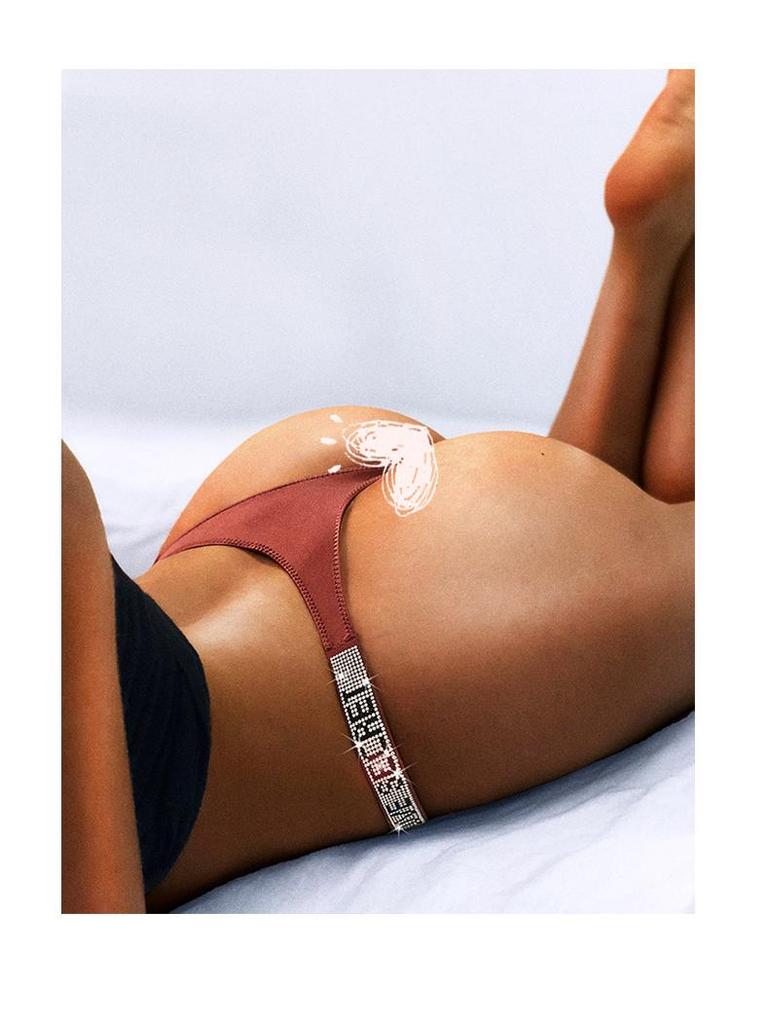 Bezszwowe Damskie Stringi Sportowe z Kryształkami, Jedwab Lodowy, Szybkoschnące, Zebra i Panterka