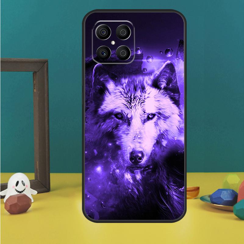 

Cute Galaxys Wolf Case For Honor X9c X8a X8b X9b X9a X8 X9 50 70 90 Lite Honor 200 Pro Magic 5 6 7 Lire Cover Honor Magic7 Pro