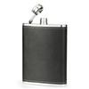 With Funnel and Cups Leather Texture Hip Flask 8 Oz Whiskey Flasks Bar Tool Flagon  Travel