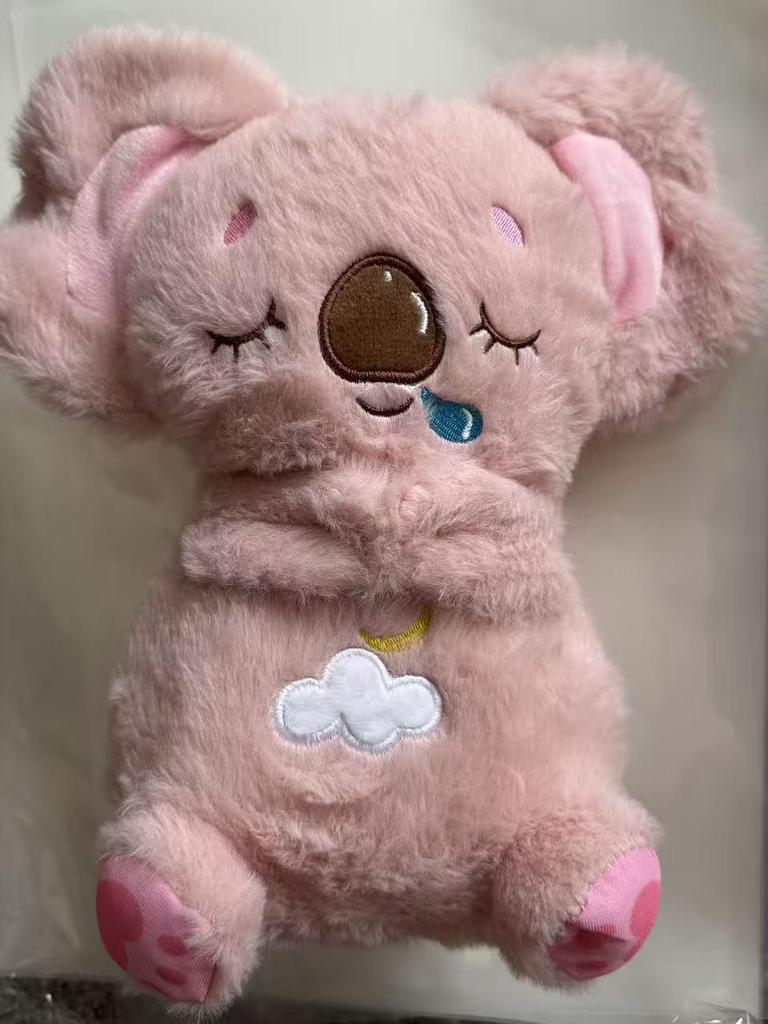 Bear-Themed Soothing Plush Toy for Babies
