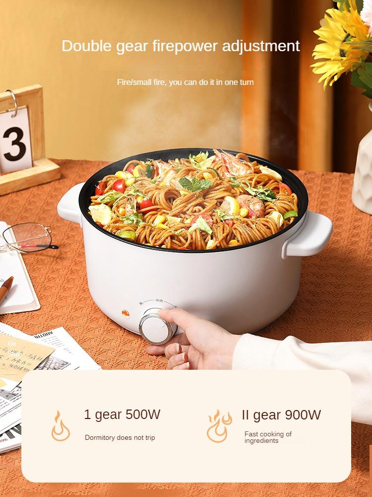 Mașină de gătit electrică antiaderentă 220V Arată multiplă 3L Tigaie de uz casnic Oală fierbinte cu aburi pentru gătit alimente cu aburi Orez