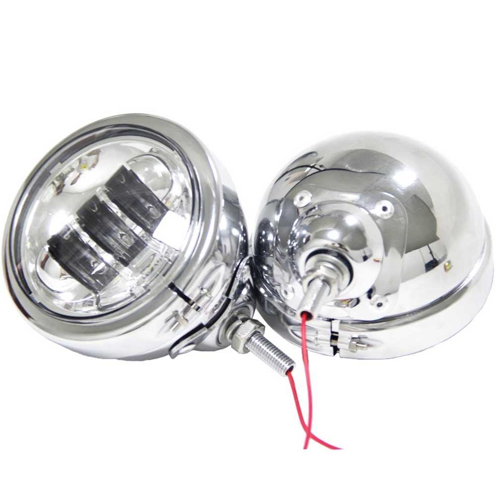 4.5 Inch Headlight Harley Davidson Motorcycle Car Universal Refurbishing LED Fog Lamp Auxiliary Light
