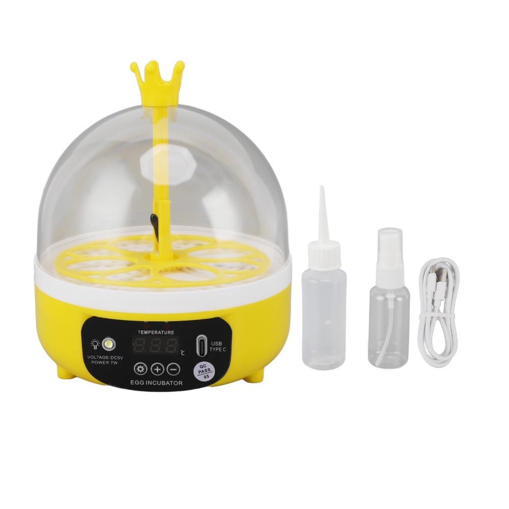 Temperature Humidity Control Mini Egg Incubator  Chicken Duck Pigeon Quail Bird