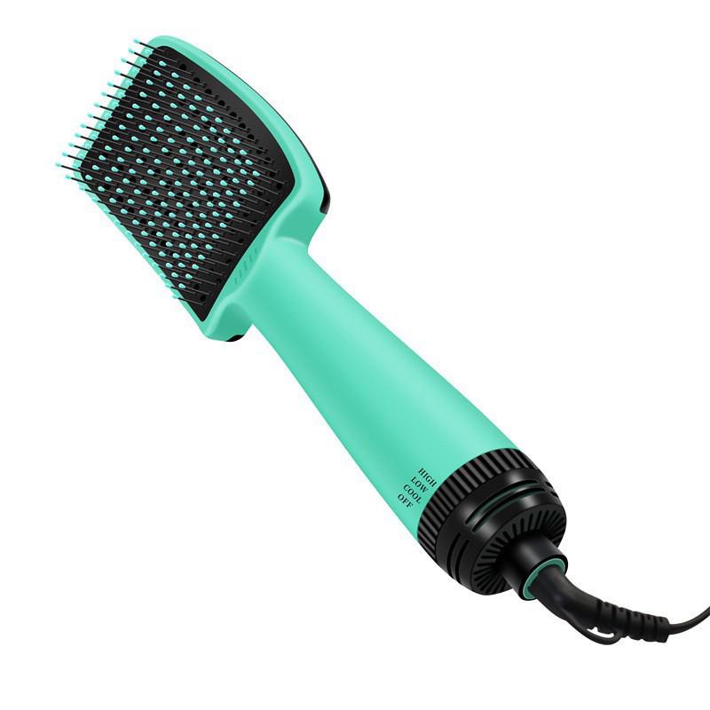 3-in-1 Ionic Blow-Drying Comb: Large Wave Hot Air, Dual-use for Dry/Wet, Straight/Curly Hair, Quick Styling.