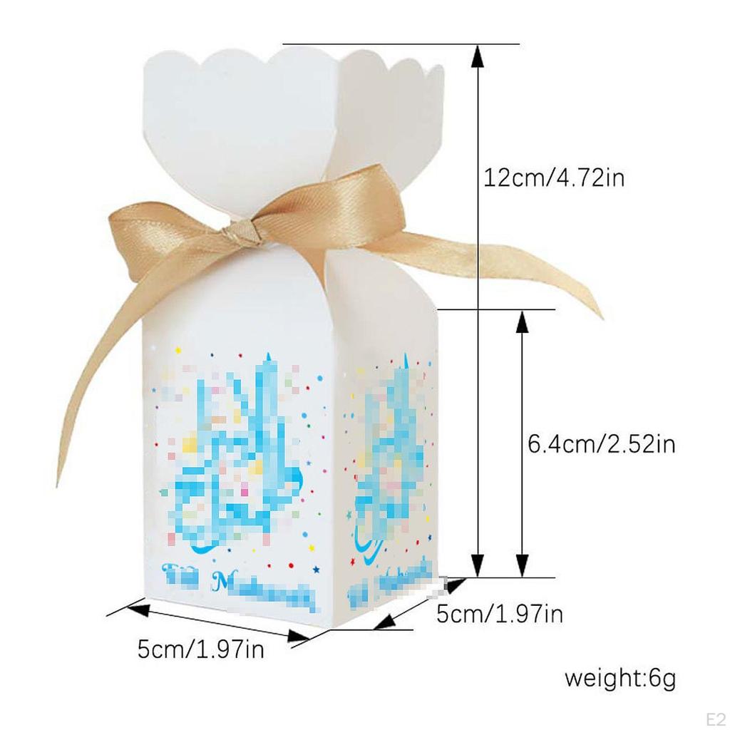 10 Stück Geschenkboxen Leckerei Modern DIY Einfach zu montieren Tischdeko für Goodie Zuhause