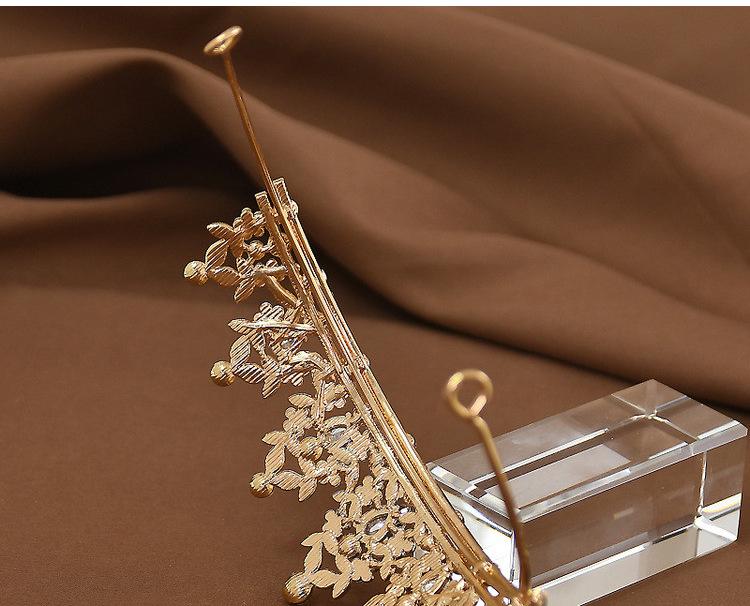 Princess Crown Headdress for Girls - Elegant Hair Accessory for Dance and Birthday Gifts