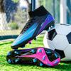 Unisex TF Turf Soccer Cleats Lightweight Breathable Non Slip Spikes Football Shoes for Men Women Outdoor Sports Training Match