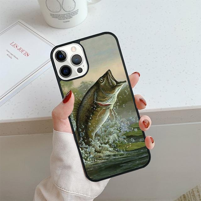 Trout Panel fish Fishing Phone Case For iPhone 13 12 Mini 14 15 16 Cover For Apple 11 Pro Max 6S 8 7 Plus SE2020 Coque
