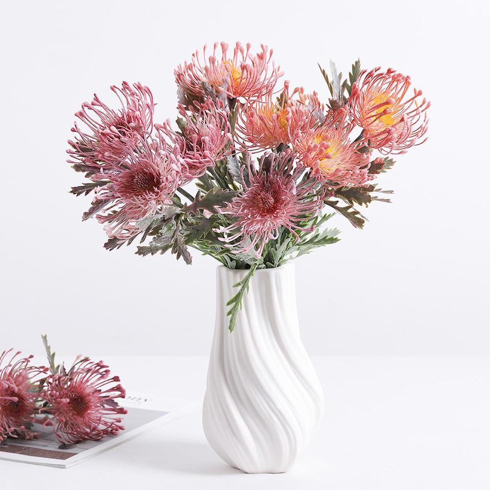 40cm Artificial Flower Daisy Simulated Bridal Bouquets Living Room Plant Home Decoration Ornament Desktop Prop DIY Wedding Decor