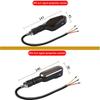 2PCS Motorcycle LED Turn Signals Light LED Tail Color Projection Lamp Color Projection Lamp with Waterproof Warning Light