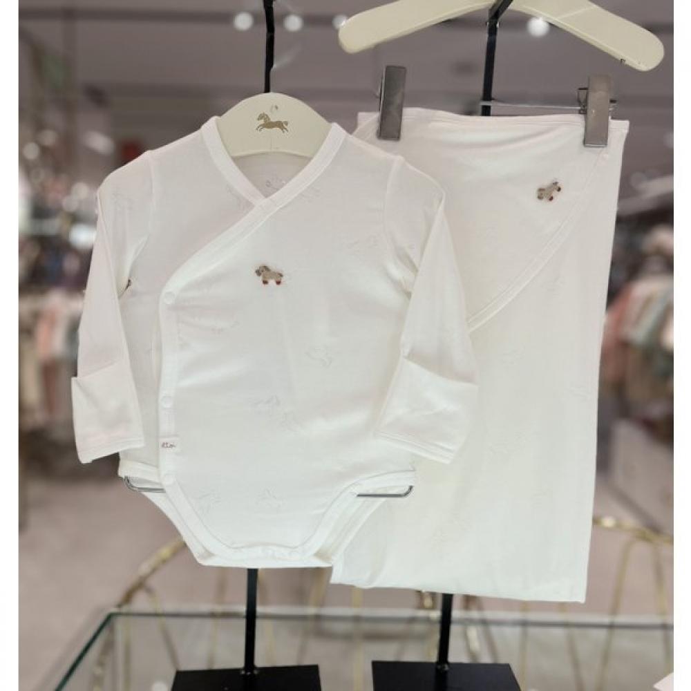 Ettoi Baby Suit X Wrap Set  07t084401s5 white/3M(60)
