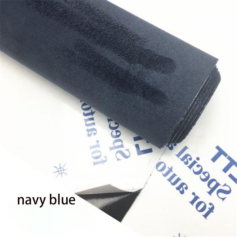 Premium Self-Adhesive Suede Fabric Car Interior Vinyl Wrap for Door Panels Dashboard Armrest DIY Car Interior Modification Furniture Decor