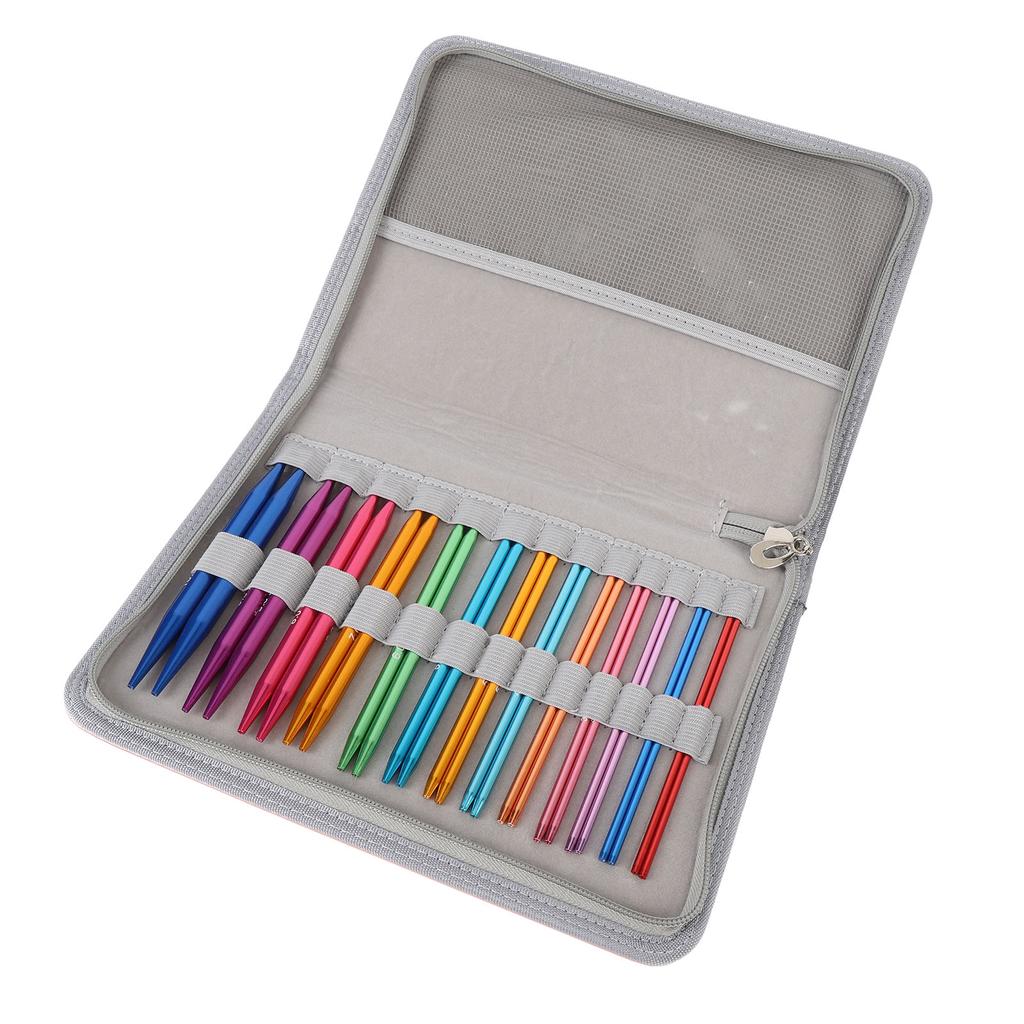 Circular Knitting Needles Set 13cm Detachable Interchangeable Round Knitting Needle Set