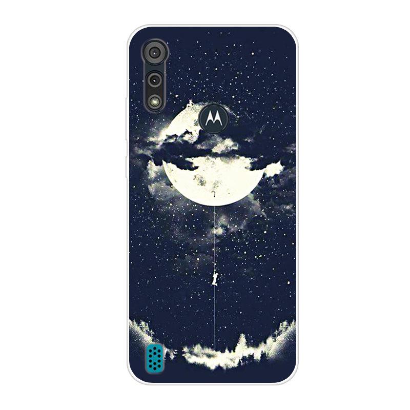 Pro Motorola Moto E6S 2020 Pouzdro Nárazuvzdorné Měkký Silikon TPU Zadní Kryt Pro Moto E6S 2020 E6i Pouzdra na Telefon E 6S Pouzdro Roztomilý Kreslený