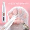 BEPAN Ein multifunktionaler Hundekralle-Trimmer, ausgestattet mit einem USB-Ladegerät, LED-Licht, beleuchteter Hundekralle-Schere und einem Rasierer