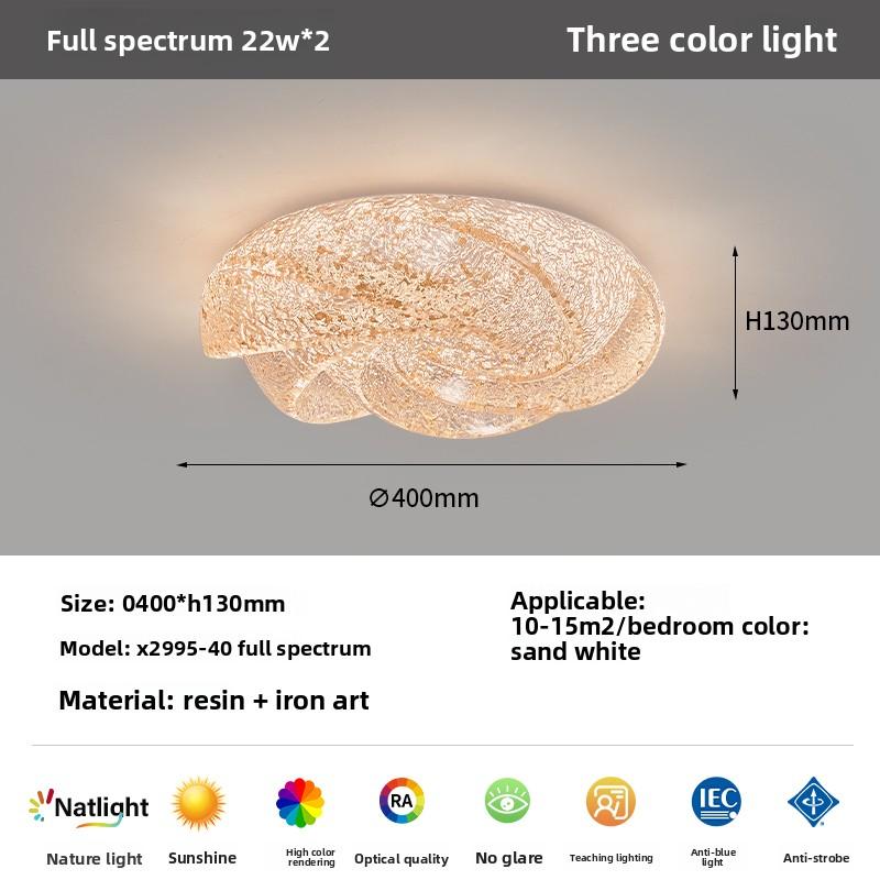 

Latest Version Modern Luxury High-End Crystal-Effect Beautiful Bedroom Full-Spectrum Eye-Friendly Room Lighting Fixtures Three-colour