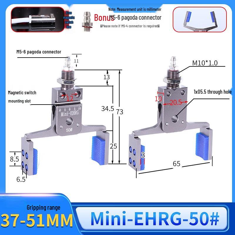 Mini Pneumatic Robot Gripper